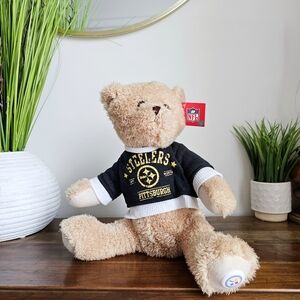 NFL Pittsburgh Steelers Teddy Bear Plush 10.5” Good Stuff Licensed Football Fan